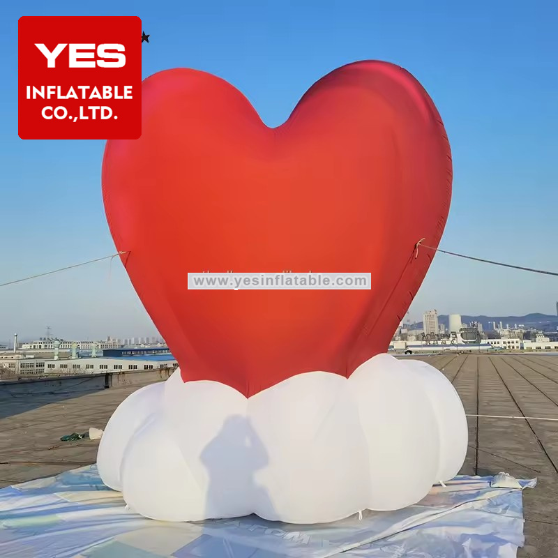 Valentine’S Day Wedding Decoration Inflatable Model Inflatable Red Heart