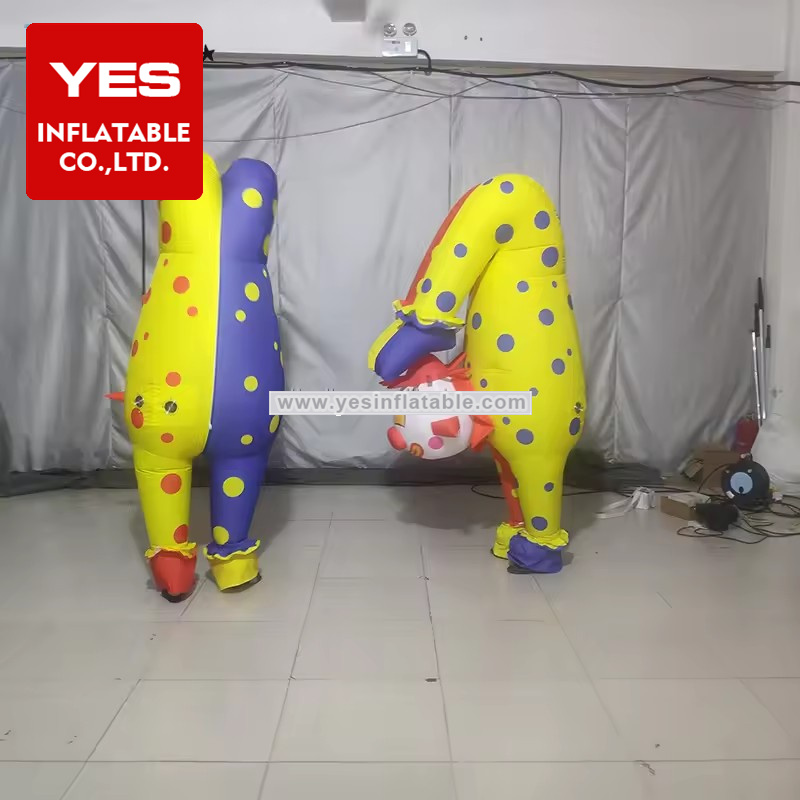 Event Party Inflatable Walking Cartoon Inflatable Clown Costume