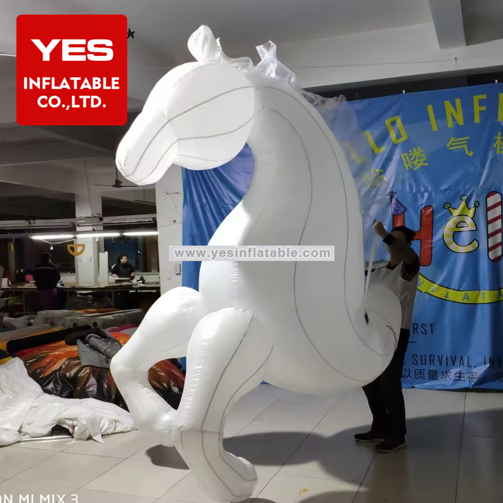 Outdoor Parade Inflatable Led Horse Costume Inflatable Animal Costume