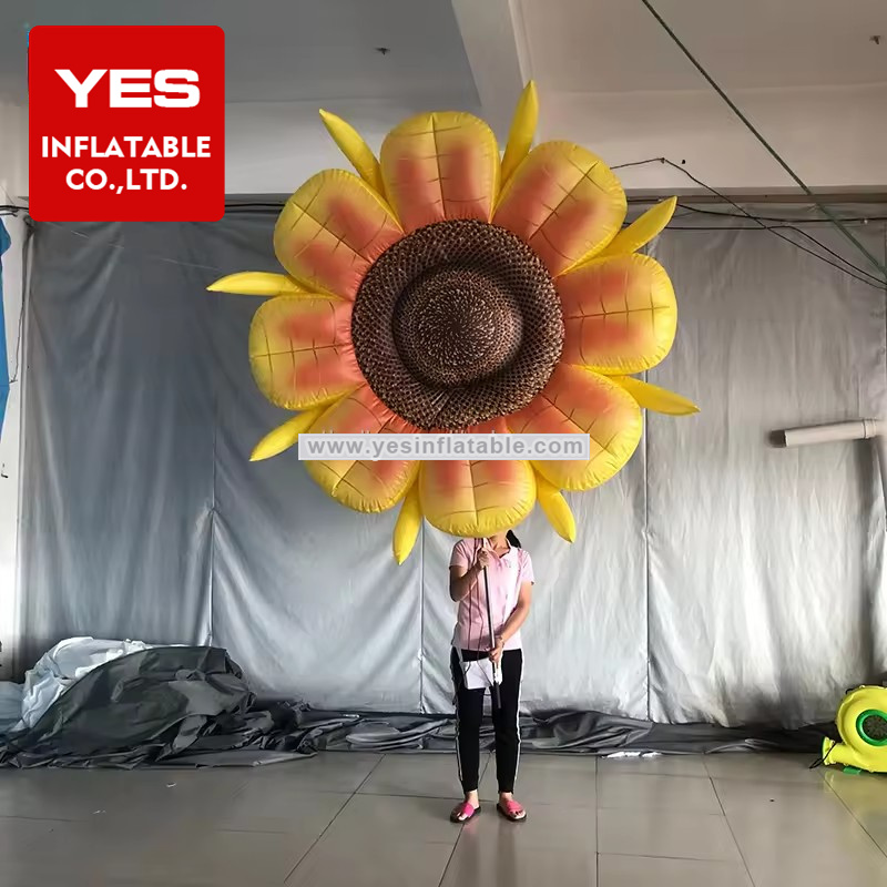 Inflatable Garden Decoration Beautiful Inflatable Flower Shape Plant Model inflatable sunflower costume for sale