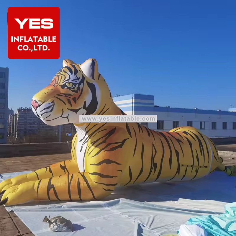 Factory outlet giant Inflatable forest animals inflatable tiger for advertising