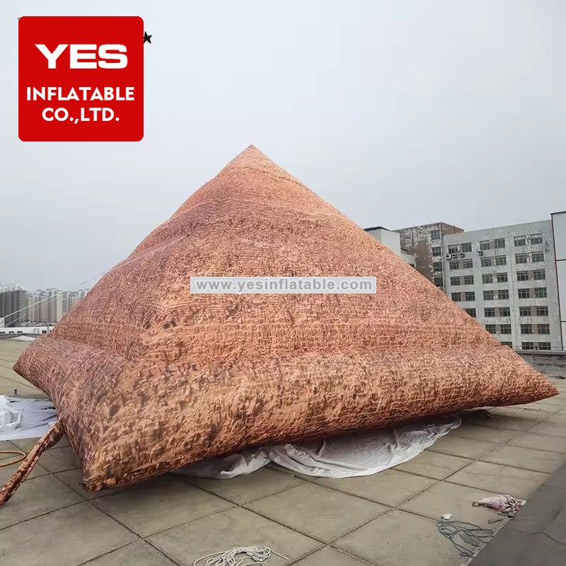 Custom decor theatre advertising inflatable pyramid egypt