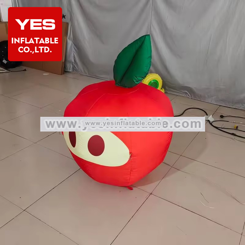 Customized Inflatable Fruit Model Red Inflatable Pig Nose Apple