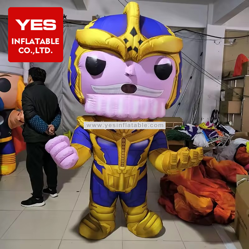 Cosplay Fancy Party Inflatable Walking Cartoon Inflatable Iron Man Costume