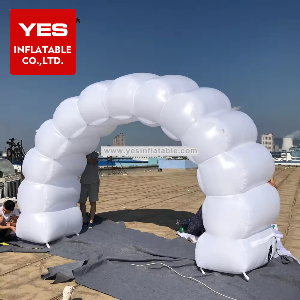 Customized White Inflatable Arch Inflatable Advertising Arch For Event Decoration