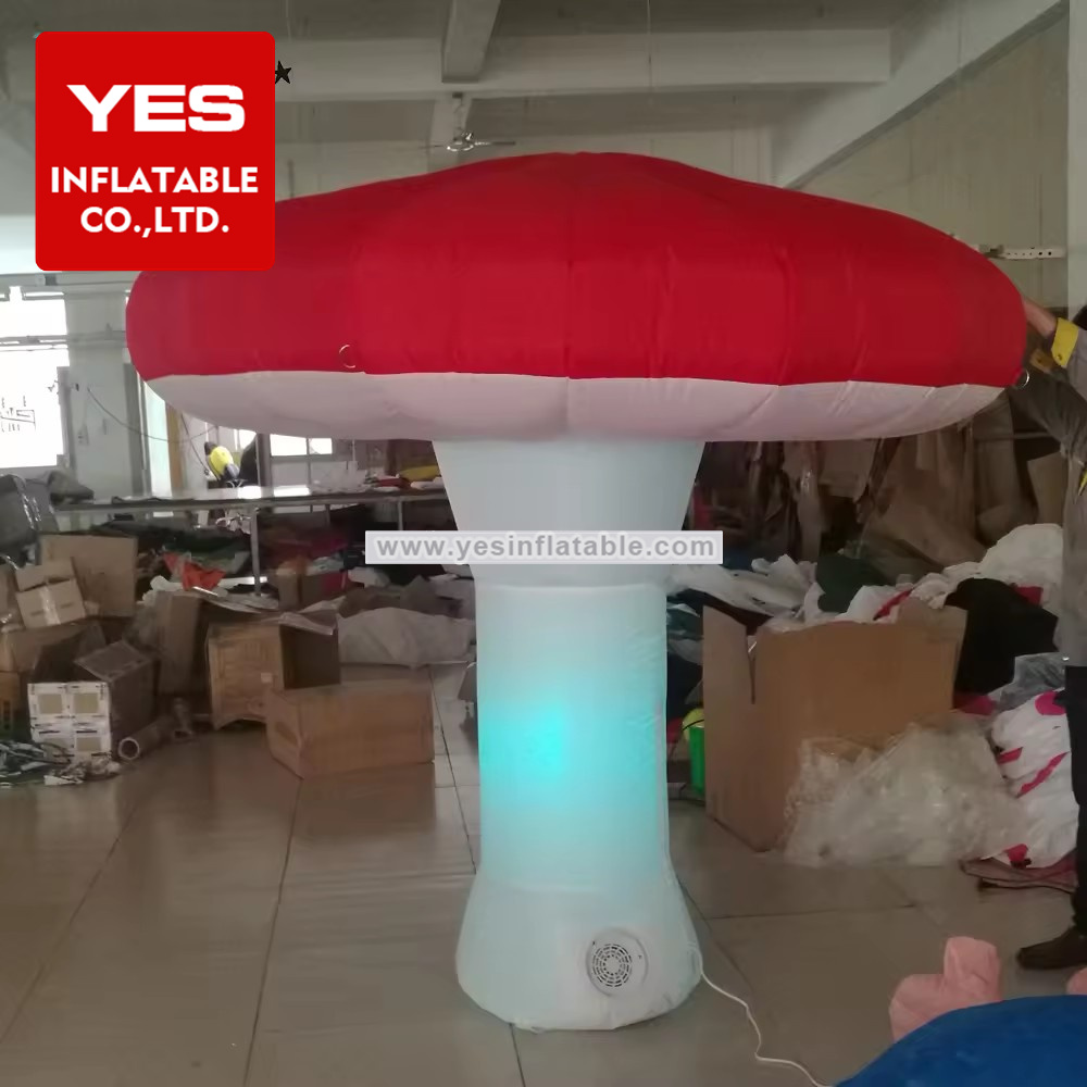 Event Party Decoration Inflatable Led Lighting Air Blown Model Inflatable Mushroom