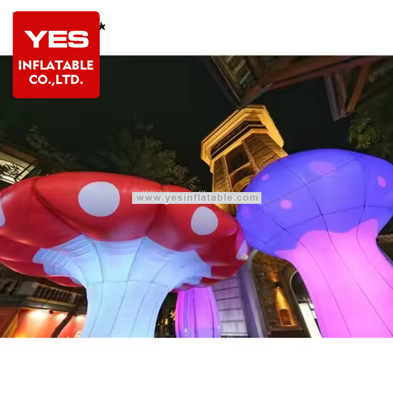 Outdoor Street Decoration Inflatable Advertising Model Inflatable Mushroom