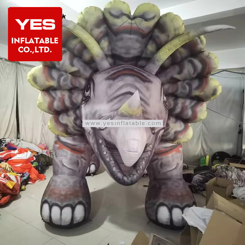 Customized Giant Inflatable Dinosaur Animal Model Inflatable Stegosaurus