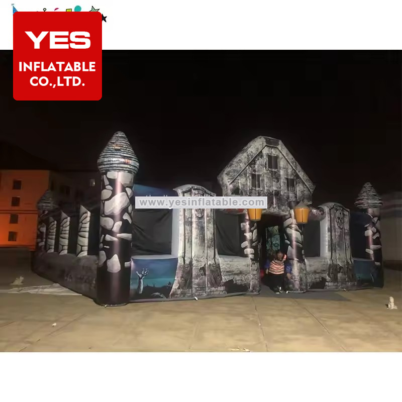 giant inflatable Halloween decoration inflatable Halloween tent inflatable haunted house maze