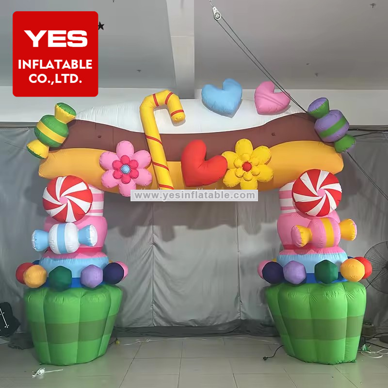 Hot Sale Inflatable Creative Fashion Entrance Inflatable Flower Arch For Party