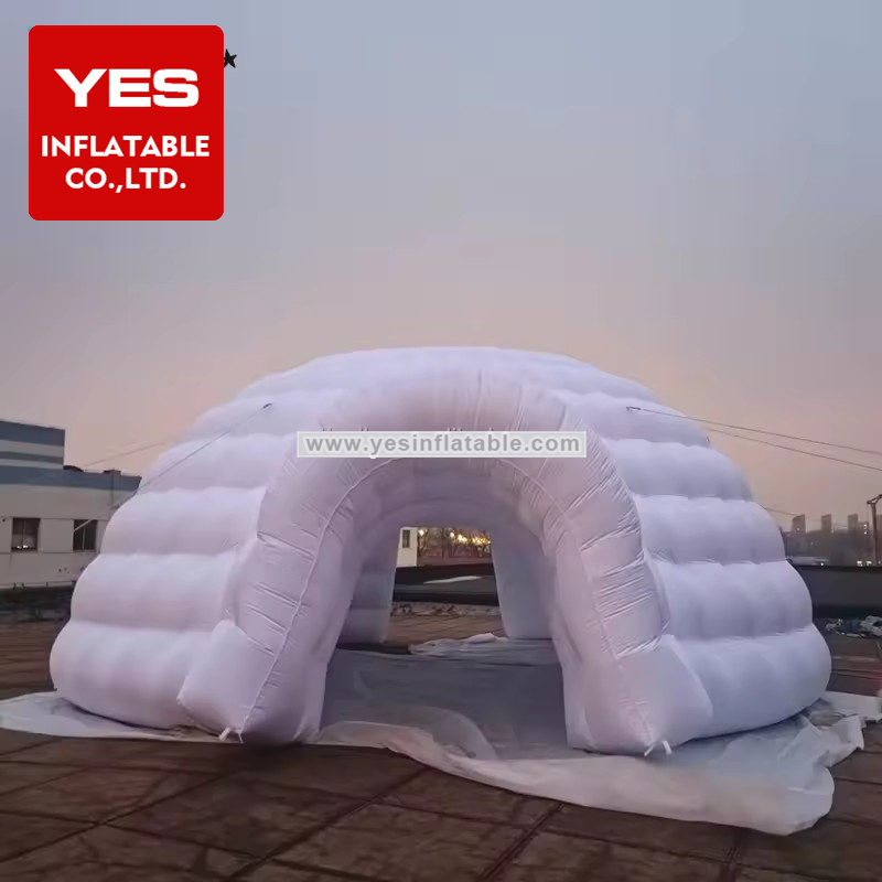 Outdoor Party Meeting Custom Inflatable Tent White Inflatable Dome Tent