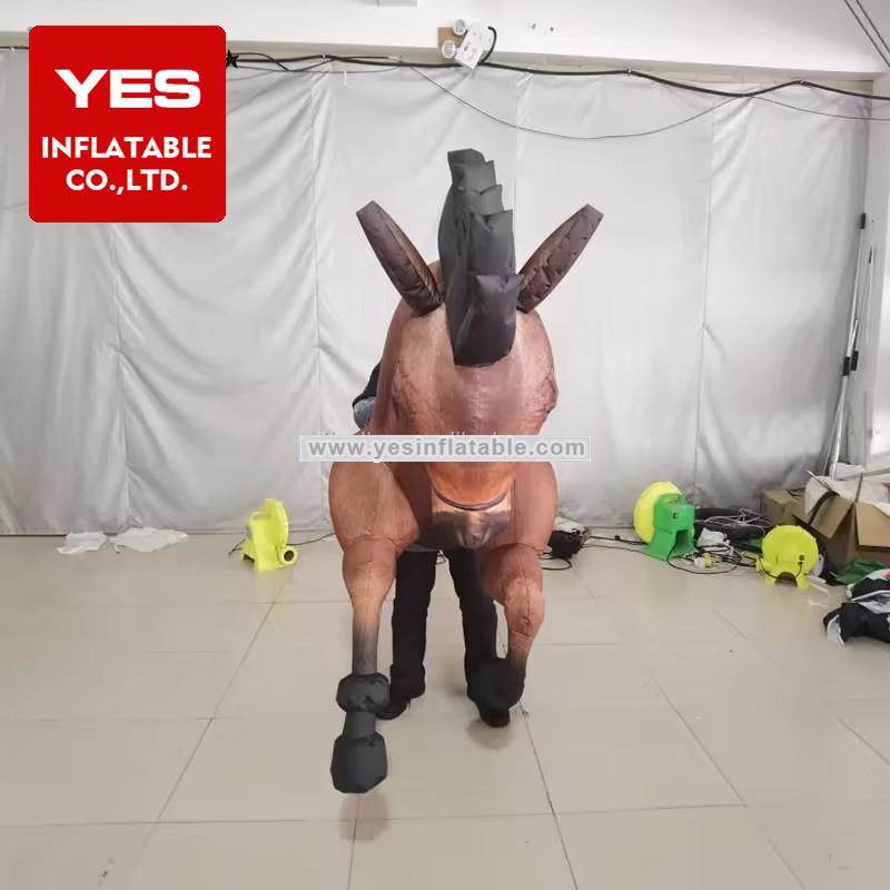 Customized Inflatable Animal Costume Inflatable Horse Riding Costume