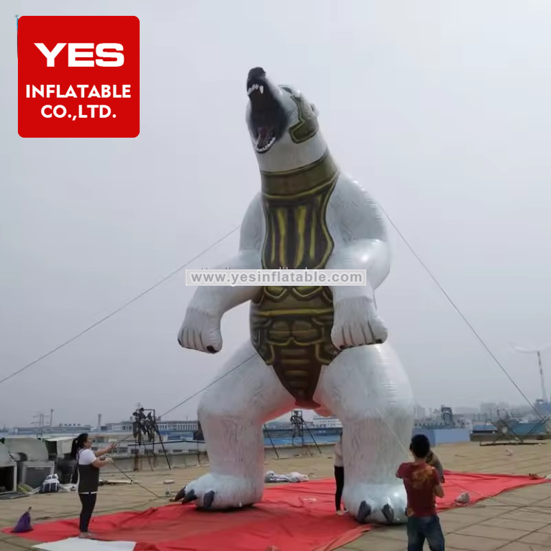 Customized inflatable polar bear giant inflatable polar bear for advertising