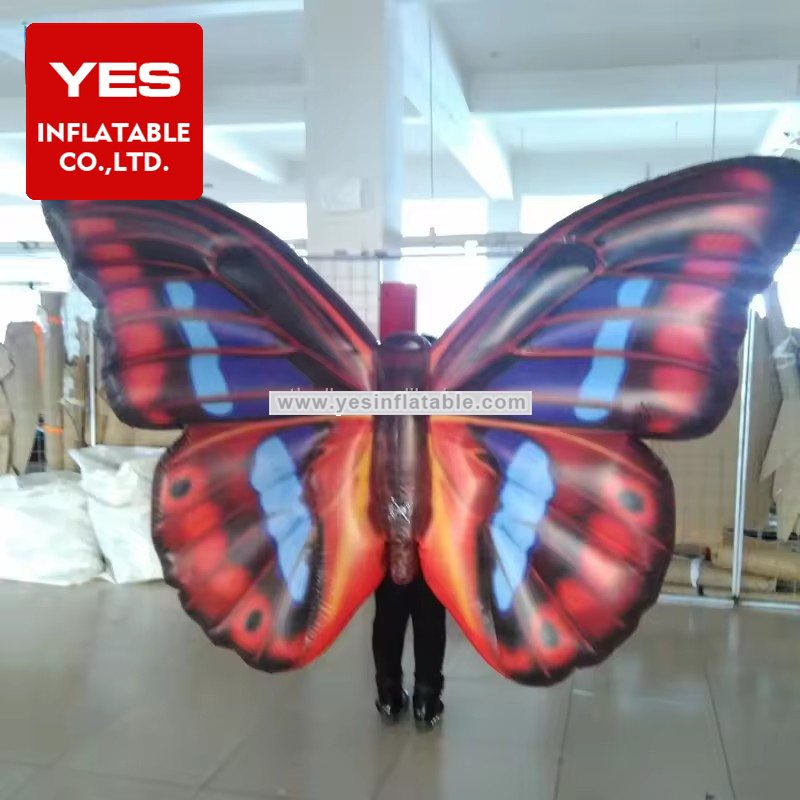 Stage Decoration Inflatable Performance Costume Inflatable Butterfly Wing Costume