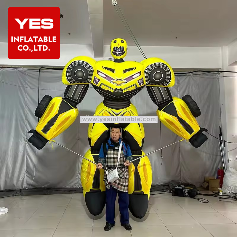 Customized Giant Inflatable Walking Costume Inflatable Robot Costume