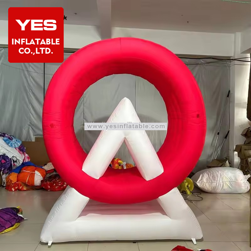 Hot Sale Inflatable Art Model Inflatable Triangular Circle