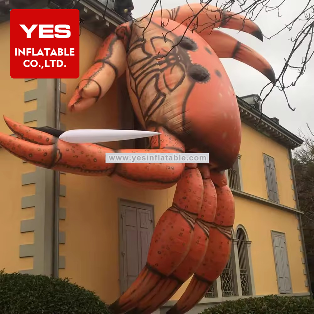 Outdoor decoration inflatable Marine animals custom inflatable crab