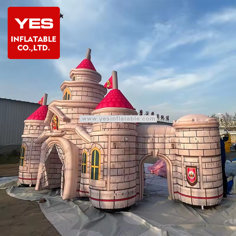 Festival performance concert decoration Inflatable prop castle stage backdrop