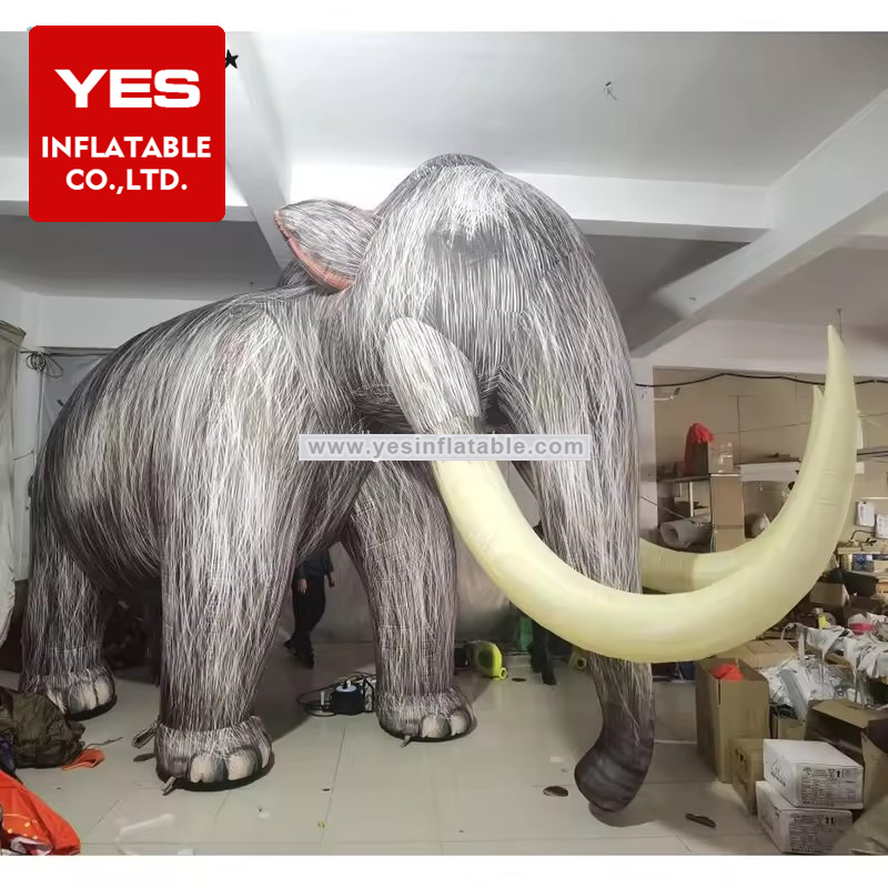 Customized Giant Inflatable Elephant Mascot Animal Model Inflatable Mammoth