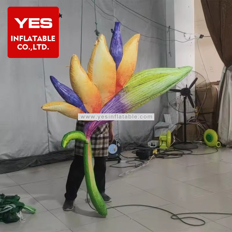 Hot Sale Beautiful Party Decoration Inflatable Paradise Birds Flowers