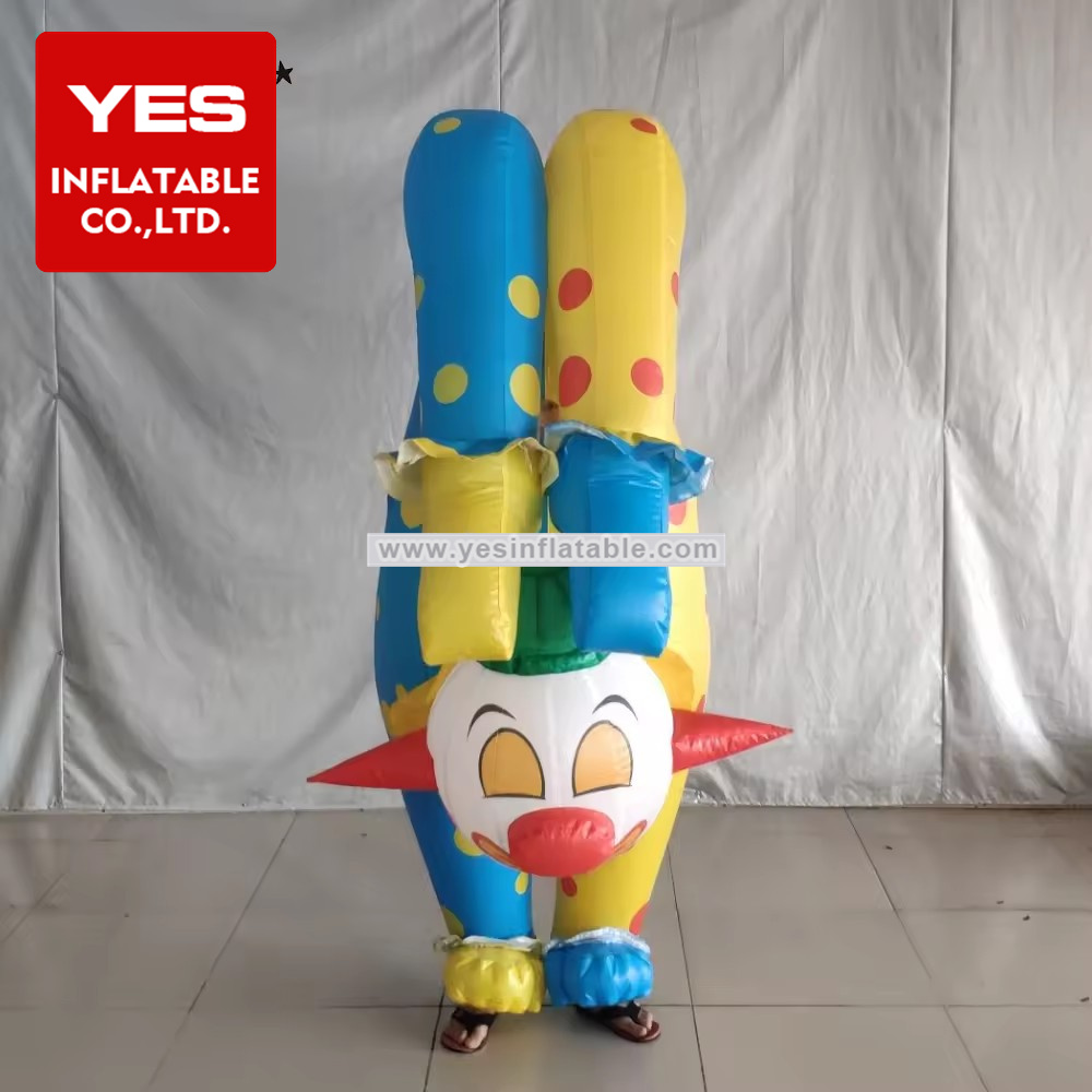 High Quality Advertising Inflatable Walking Cartoon Inflatable Clown Costume