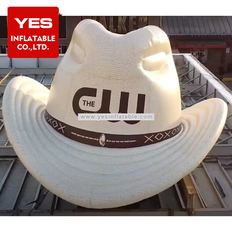 Outdoor Giant Inflatable Cowboy Hat For Varied Uses