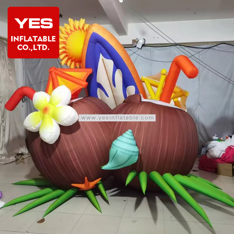 Beach Theme Party Decoration Inflatable Props Inflatable Coconut