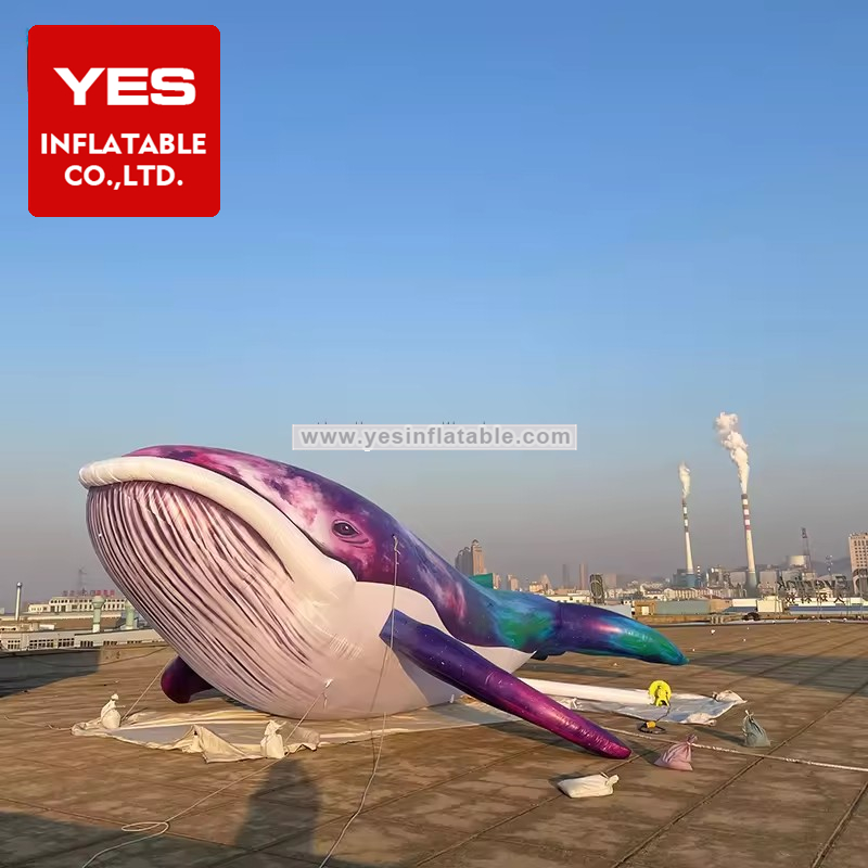 Concert Giant inflatable mascot humpback whale