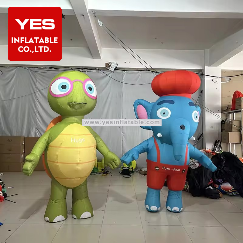 Parade Inflatable Walking Cartoon Inflatable Elephant Costume Inflatable Tortoise Costume