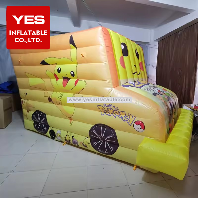 Customized Inflatable Cartoon Car Tent Inflatable Booth Tent