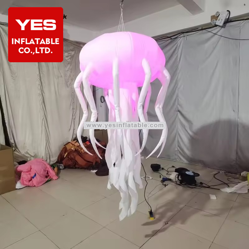 Ceiling Decorative White Hanging Inflatable Jellyfish Balloon With Led Light No reviews yet