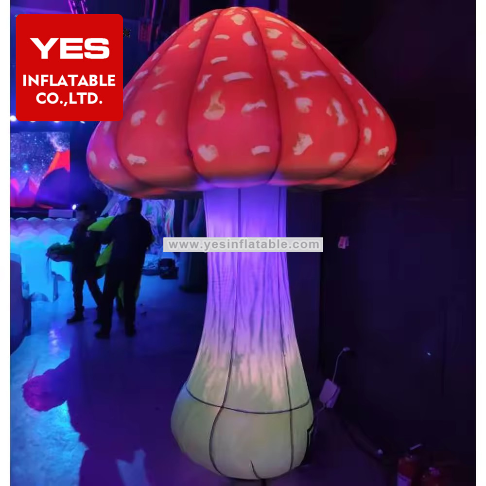 Hot sale giant inflatable mushroom, decoration inflatable mushrooms for music festival