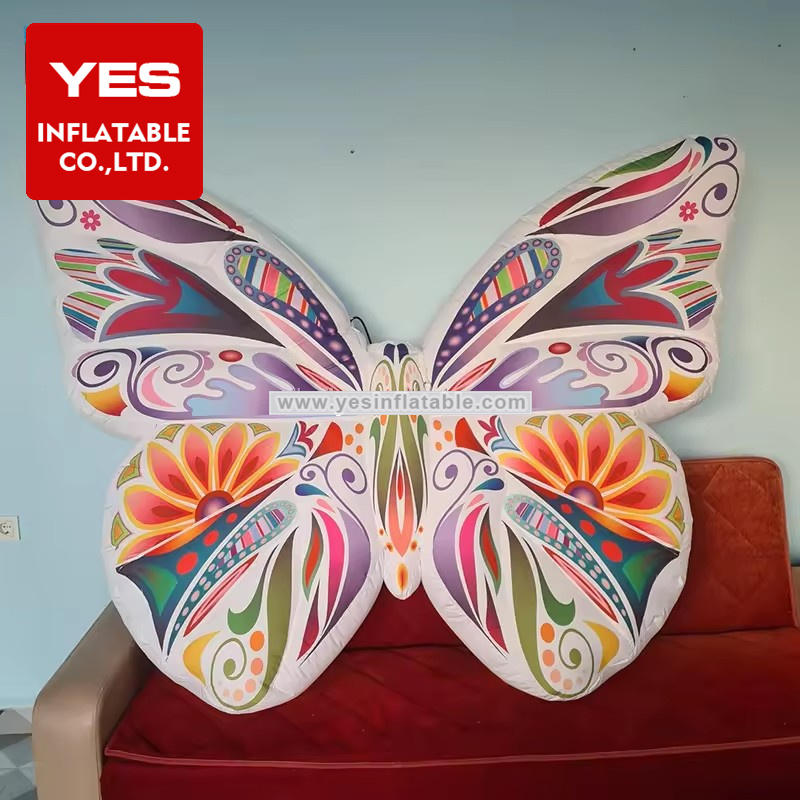 Giant butterfly wings standing balloon /Inflatable butterfly costume for stage decoration