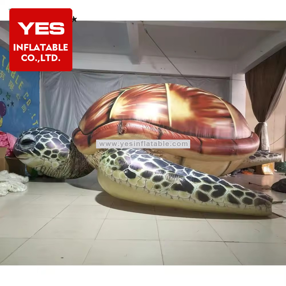 customized outdoor ocean event advertising inflatable tortoise inflatable sea turtle sea animal for sale