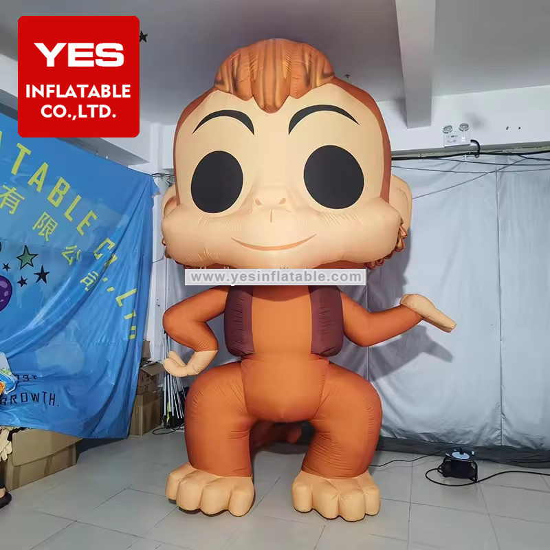 Outdoor Advertising Inflatable Products Customized Giant Inflatable Monkey Blow Up Animal for Decoration