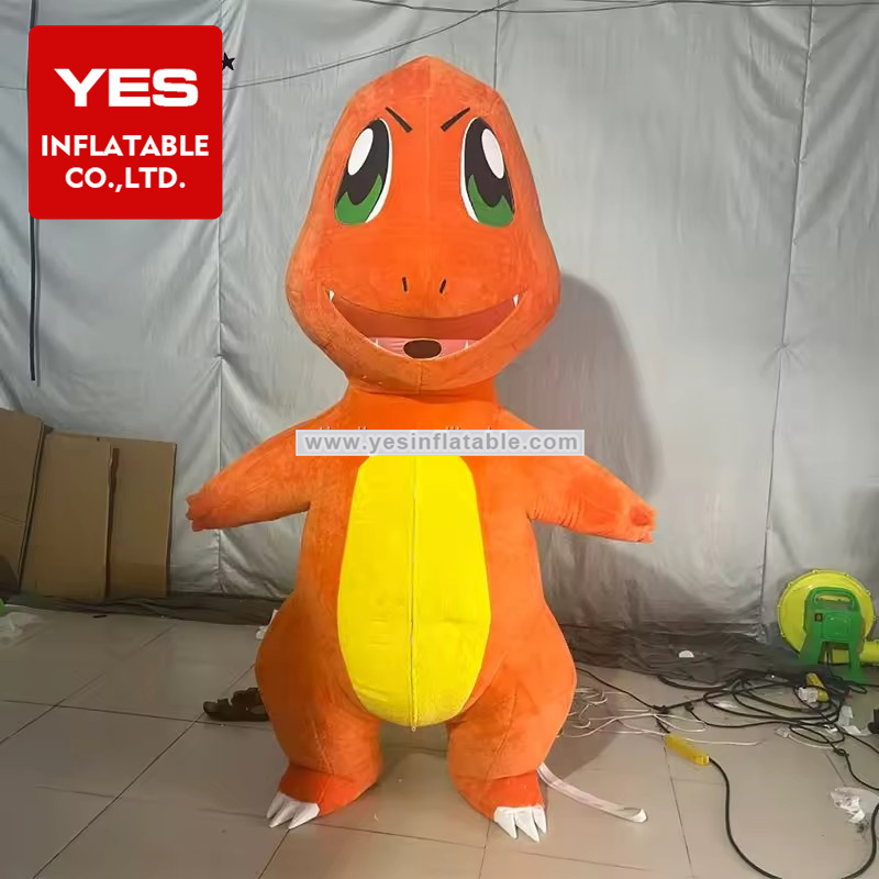 Parade Inflatable Walking Cartoon Costume Inflatable Dinosaur Costume