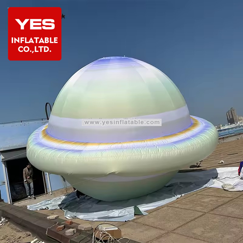 Hot Sale Giant Inflatable Vanity Planet PVC Material LED Inflatable Solar System Planets For Event