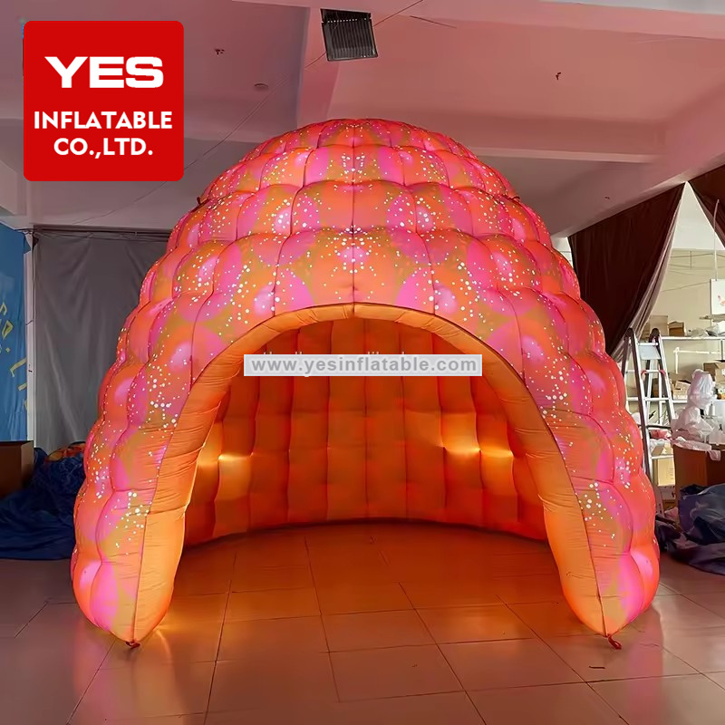 Portable Outdoor Event Inflatable Camping Tent Lighted Bespoke ...