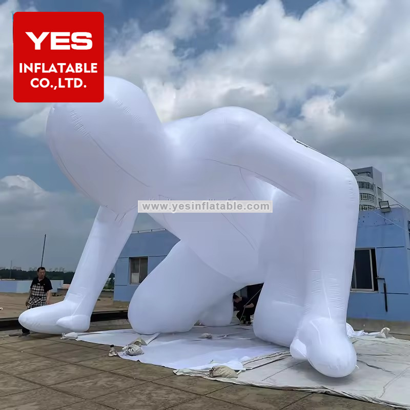 custom art festival huge lighted human figures Inflatable artwork