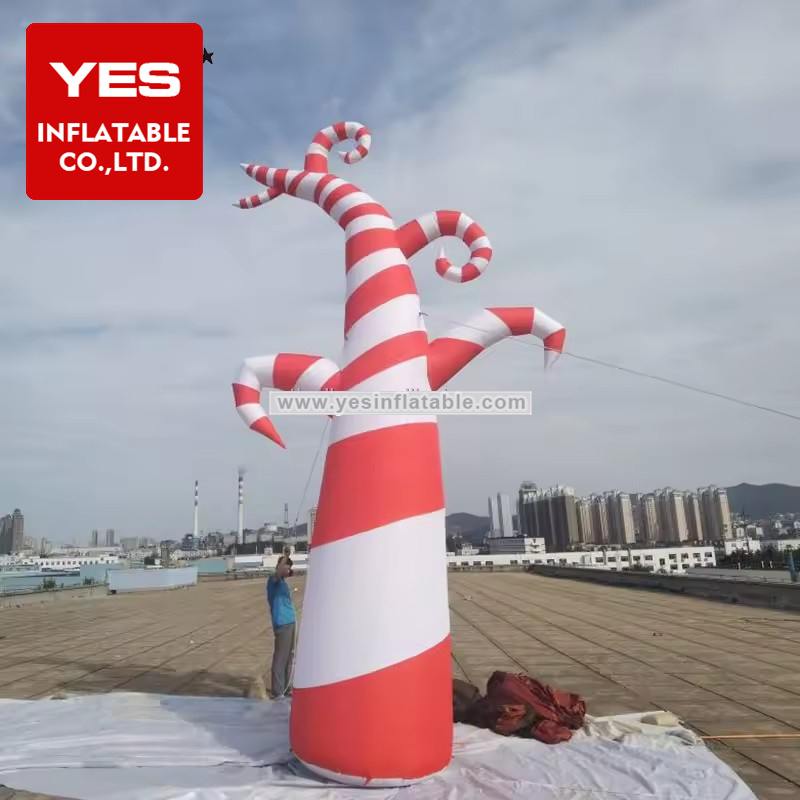 Hot Sale Inflatable Led Club Light Cone Tusk Inflatable Tube Light Decoration