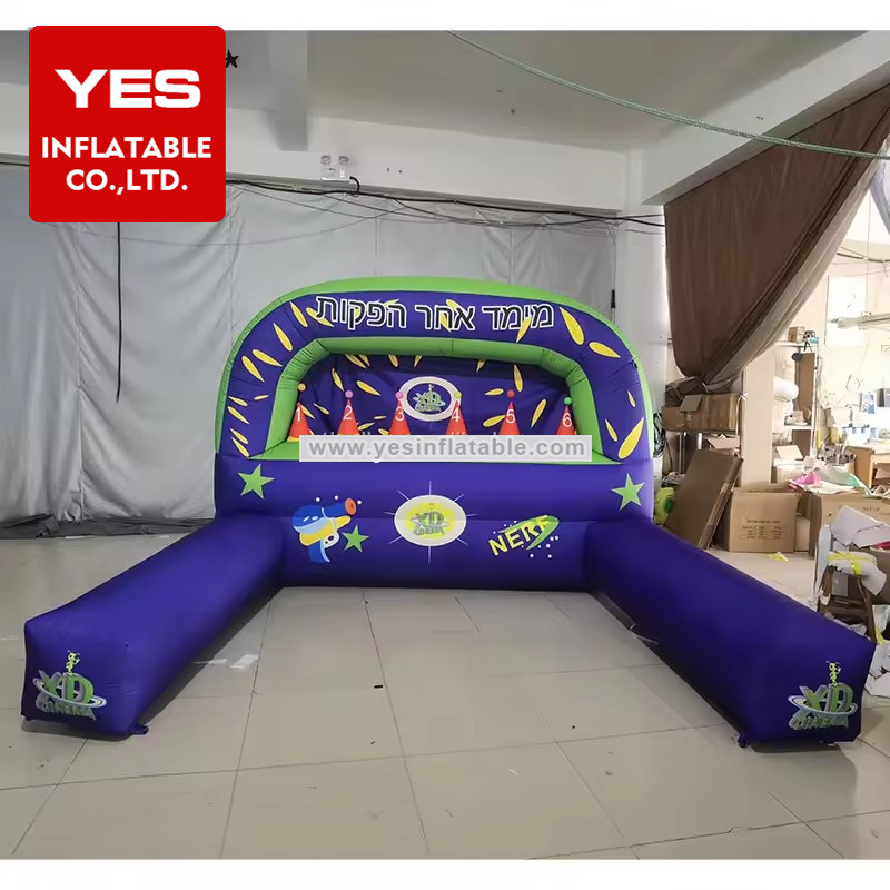 Shooting Ball Game Inflatable Nerf Tag Shooting Range