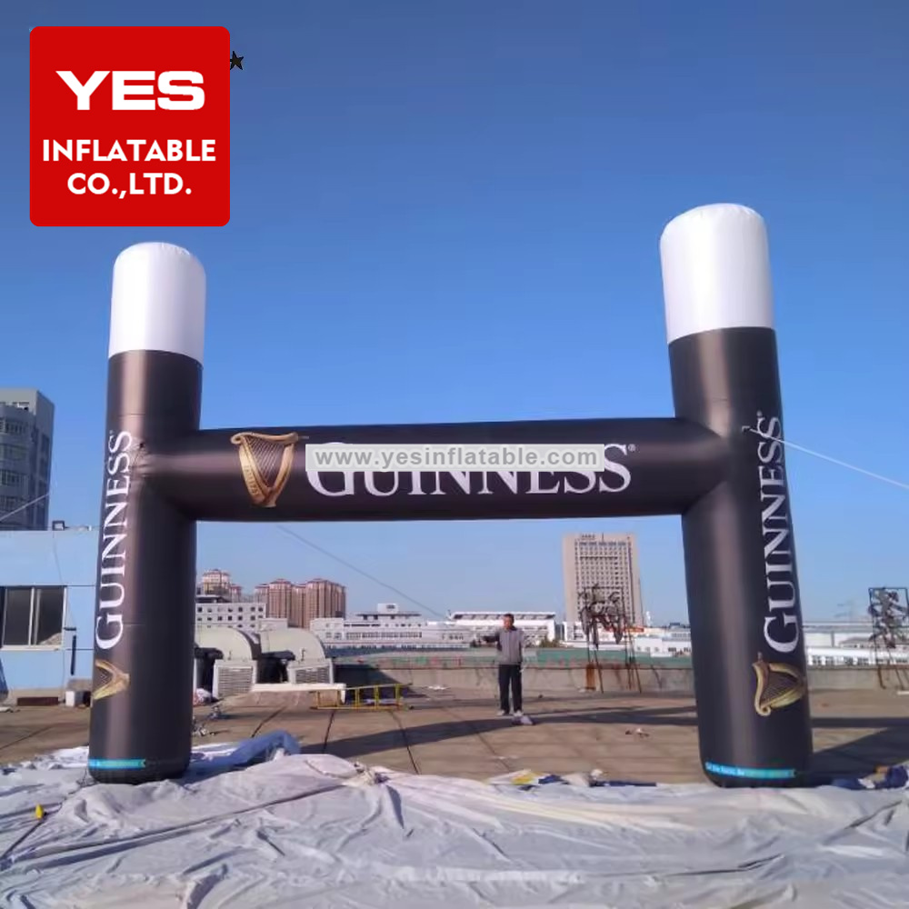 Promotional Custom Print Inflatable Finish Line Inflatable Arch With Printing