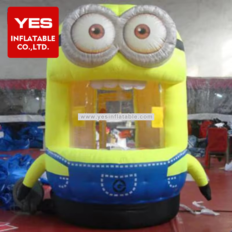 Customized promotional inflatable cash money grabbing machine inflatable entertainment