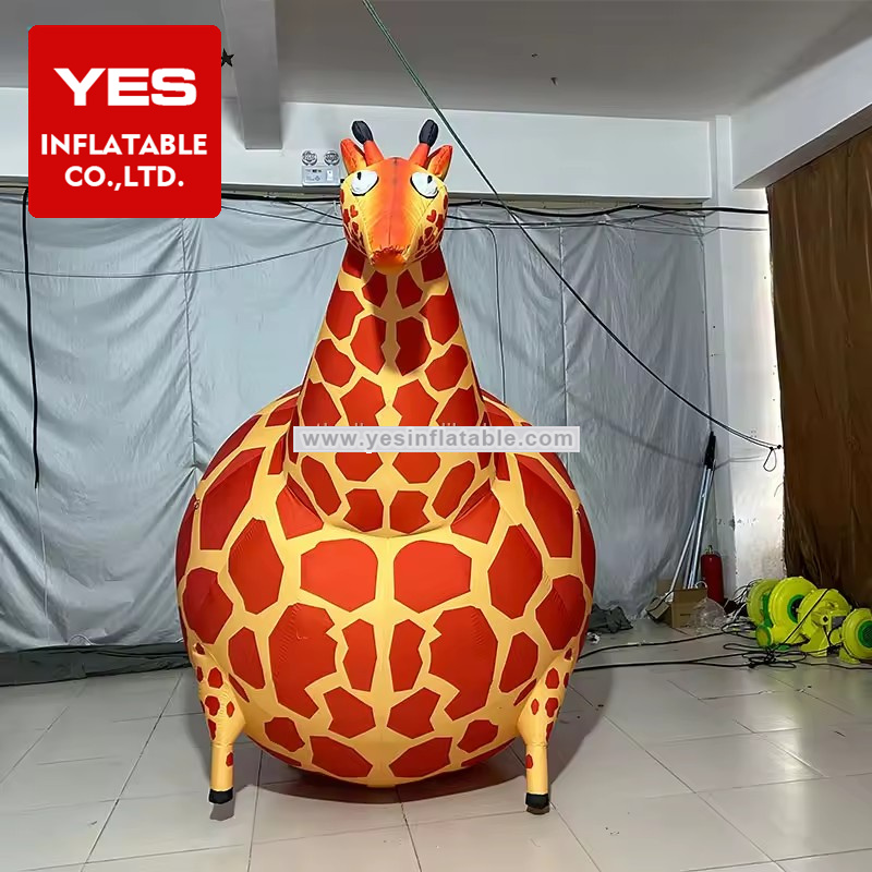 Zoo Outdoor Decoration Inflatable Animal Model Custom Event Giant Inflatable Giraffe