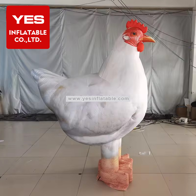 High Quality Advertising Promotion Inflatable Mascot Animal Costume Inflatable Chicken Costumes