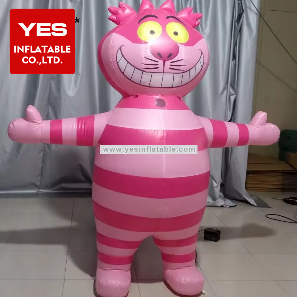 inflatable walking Cheshire cartoon costume ALICE IN WONDERLAND CHESHIRE CAT