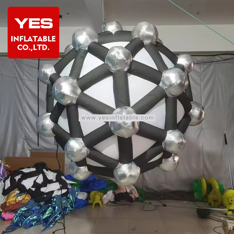Natural History Theme hanging decoration virus model inflatable bacteria