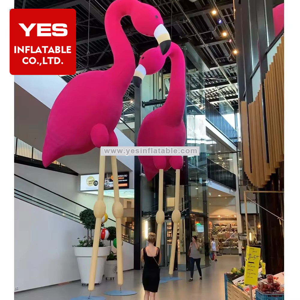 Customized Giant Bird Pink Flamingo Giant Inflatable