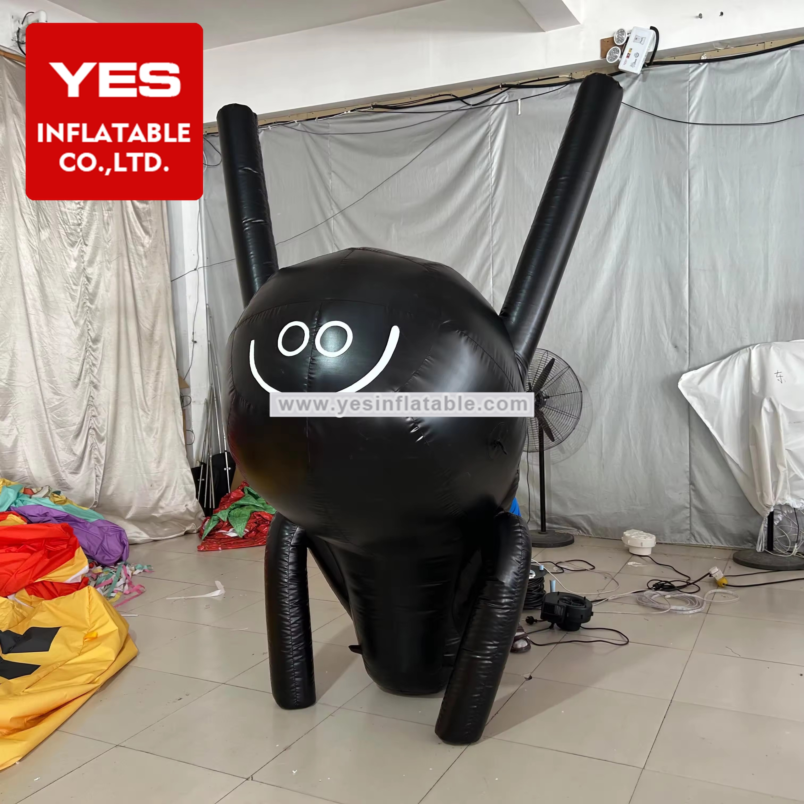 Customized Inflatable Animal Model Black Inflatable Mascot