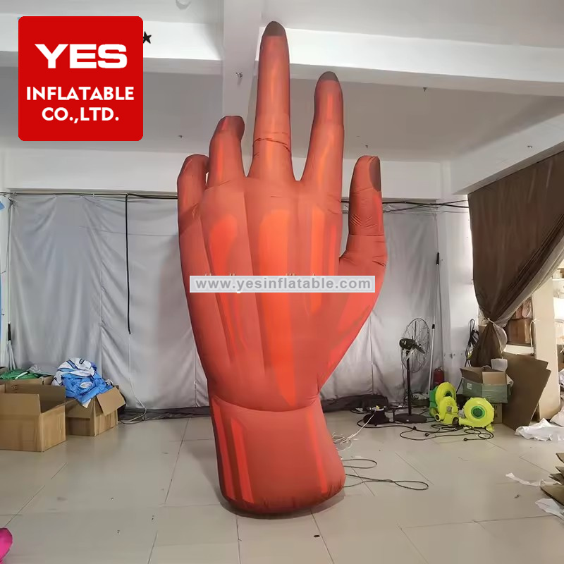 Factory Price Halloween Inflatable Hanging Decoration Giant Inflatable Product Hand   With Blower